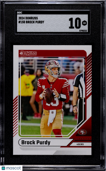 2024 Donruss Brock Purdy #150 SGC 10