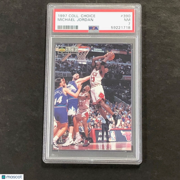 1997 Collector's Choice Michael Jordan #390 PSA 7