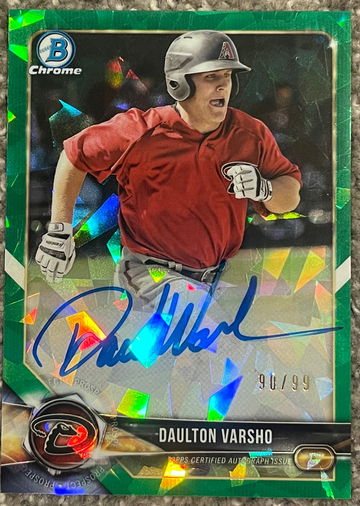 2018 Bowman Chrome Daulton Varsho auto #/99