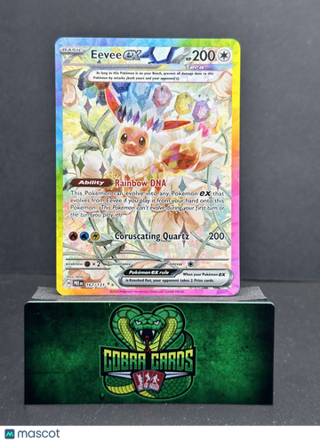 2025 Prismatic Evolutions Eevee EX Holo Secret Rare SAR #167/131