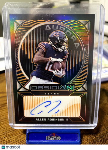 2021 Obsidian Allen Robinson #AA-AR Orange Parallel/Variety Panini Authentic