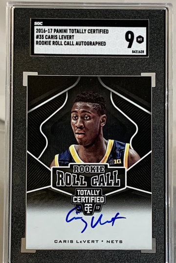 2016 Certified Caris Levert Rookie Roll Call Autographed On-Card Auto