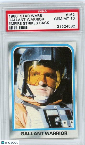 1980 Star Wars Empire Strikes Back Gallant Warrior #162 PSA 10