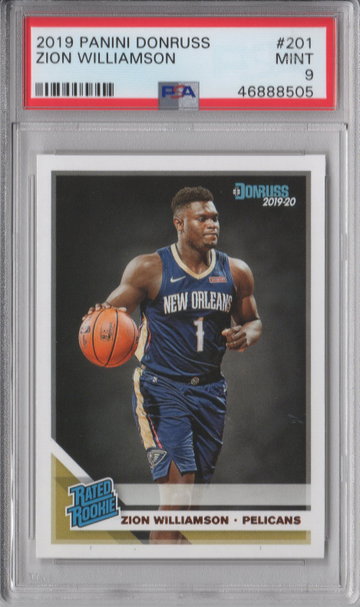 2019 Donruss Zion Williamson PSA 9