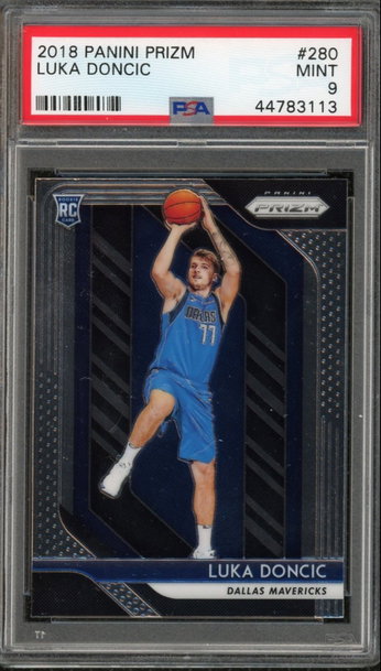 Luka Doncic 2018 Panini Prizm Rookie PSA 9
