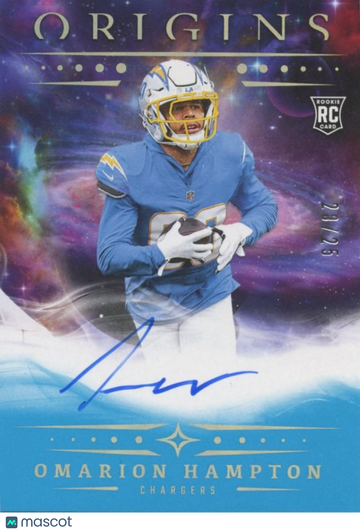 2025 Panini Origins Omarion Hampton Rookie Panini Authentic