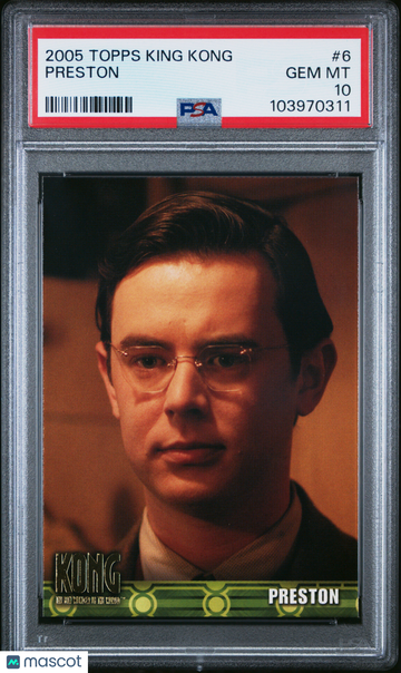 2005 Topps King Kong COLIN HANKS Preston #6 PSA 10