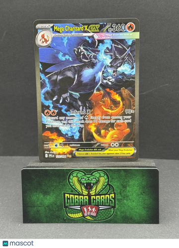 2025 Mega Evolution – Phantasmal Flames Mega Charizard X EX Secret Rare SAR #125/94