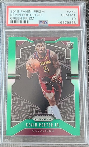 2019 Panini Prizm Kevin Porter Jr Green Prizm RC