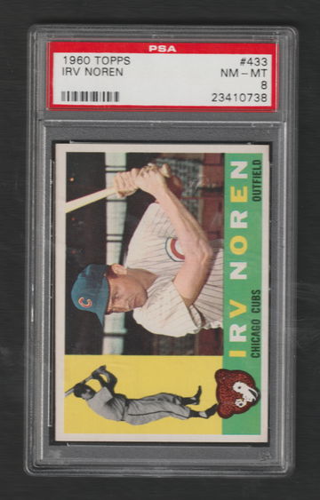 1960 Topps #433 Irv Noren PSA 8 (NM-MT)