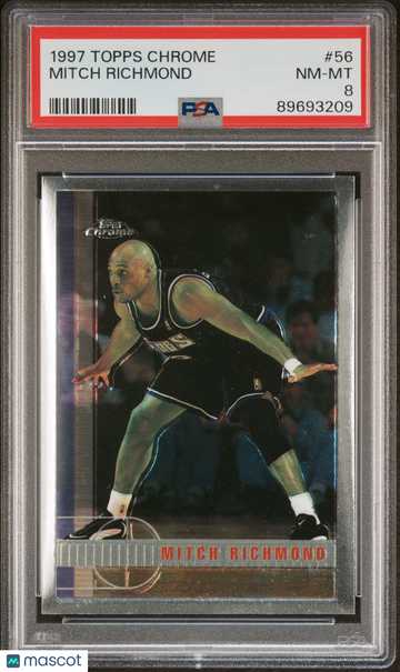 1997 Topps Chrome Mitch Richmond #56 PSA 8