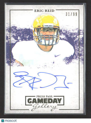 2013 Press Pass Gameday Gallery Eric Reid #GG-ER 31/99 Auto