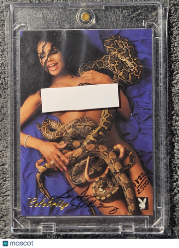 1994 Playboy Celebrity #1LJ La Toya Jackson Auto Autograph Signed /2500