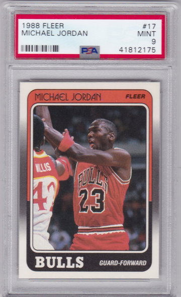 Michael Jordan - 1988 Fleer PSA 9