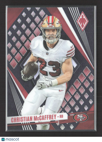 2023 Panini Phoenix Football Christian McCaffrey 49ers #41 SP Short Print 06/10 Football Card