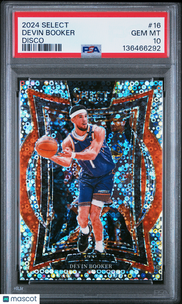 2024 Panini Select Devin Booker #16 Disco PSA 10