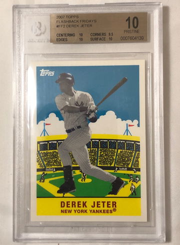 2007 TOPPS #FF2 DEREK JETER PRISTINE 10