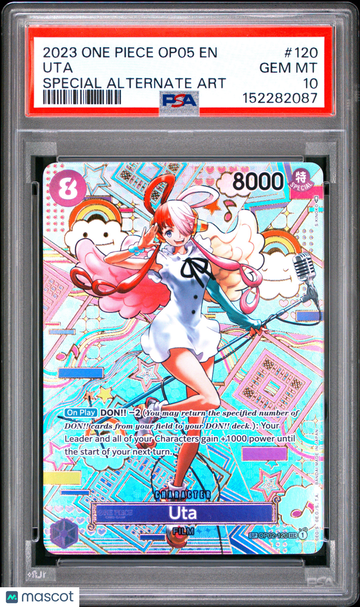 Awakening Of The New Era Uta (Special Rare) Foil Secret Rare PSA 10 #OP02-120