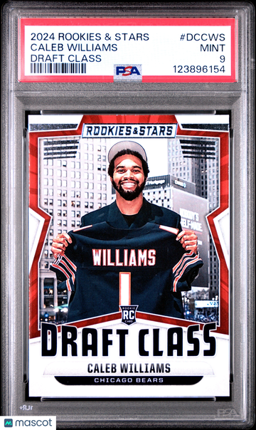 2024 Panini Rookies & Stars Draft Class Caleb Williams #DCCWS PSA 9