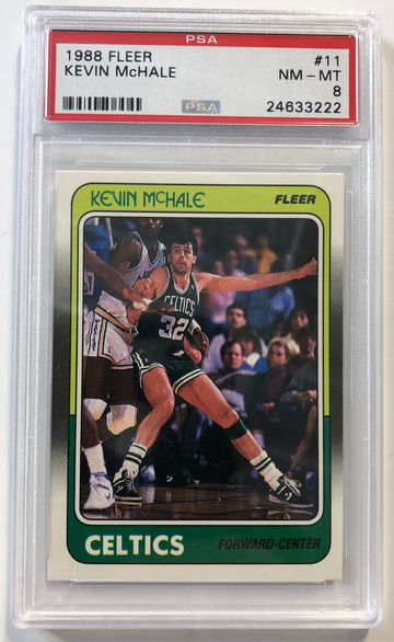 1988 Fleer Kevin McHale PSA 8