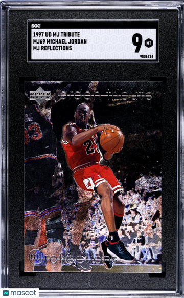 1997 Upper Deck MJ Tribute Michael Jordan #MJ69 Reflections