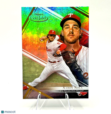 2021 Topps Gold Label Aaron Nola #96 Class 1 Parallel/Variety Base Set