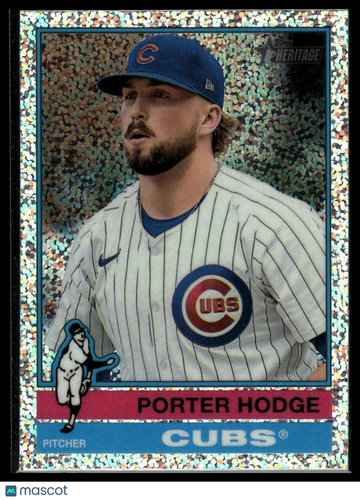 2025 Topps Heritage Porter Hodge #184 Chrome Silver Sparkle Refractor