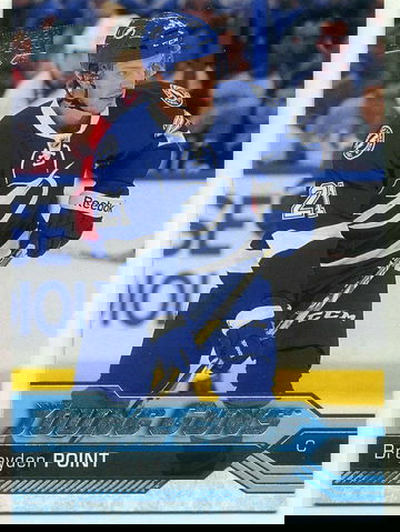 2016 17 Upper Deck Young Guns Rookie #205 Brayden Point Tampa Bay Lightning