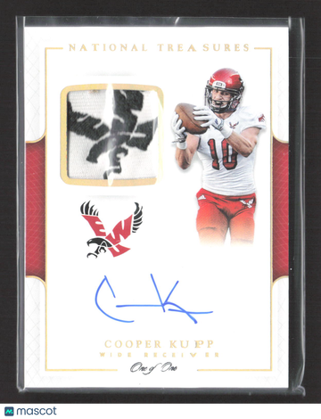 2017 Panini National Treasures Collegiate Cooper Kupp #18 Patch