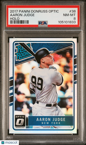 2017 Panini Donruss Optic Aaron Judge #38 Holo PSA 8