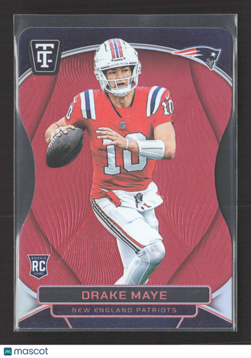 2025 Panini Totally Certified Drake Maye #121 Red /175 RC