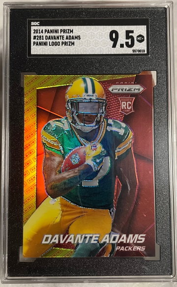 2014 Devante Adams Prizm Panini Logo