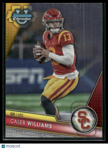 2023 Bowman University Chrome Caleb Williams #1