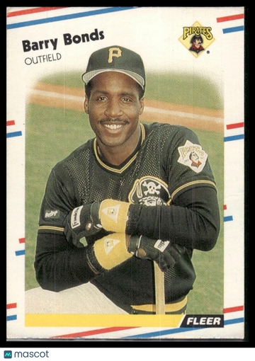 1988 Fleer Barry Bonds #322