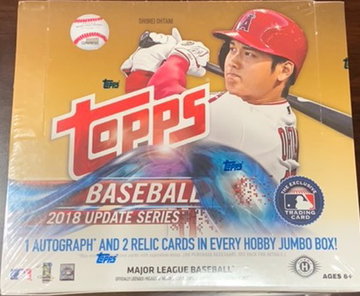2018 Topps Update Jumbo Box