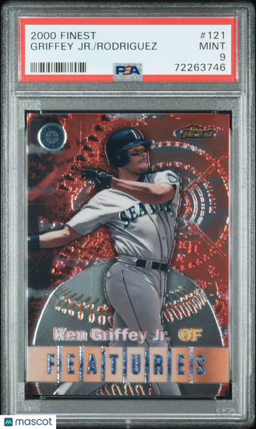2000 Finest Griffey JR. Rodriguez #121 PSA 9