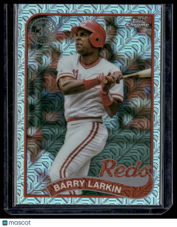 2024 Topps Barry Larkin #T89C-10 1989 Topps Baseball 35th Anniversary Chrome (Series One)