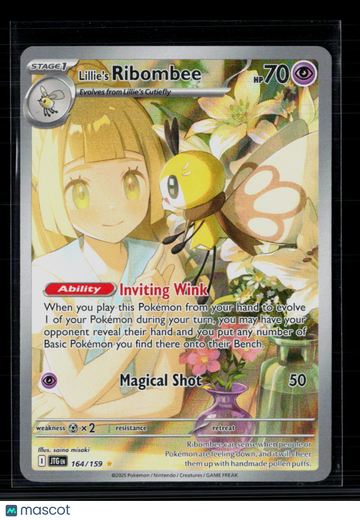 Pokemon 2025 Journey Together Lillie's Ribombee #164/159