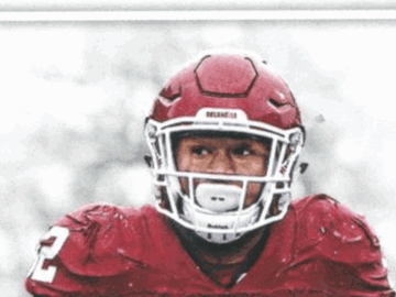 2017 Panini National Treasures Collegiate Samaje Perine Auto Memorabilia Trading Card Oklahoma Sooners #NF-20