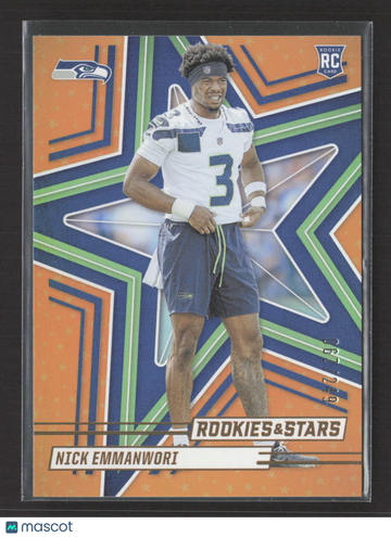 2025 Panini Rookies & Stars Nick Emmanwori #163 Orange RC