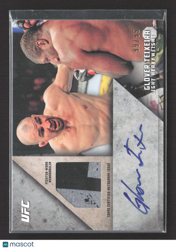 2015 Topps UFC Knockout Glover Teixeira #KAR-GT /99 Fighter-Worn Memorabilia