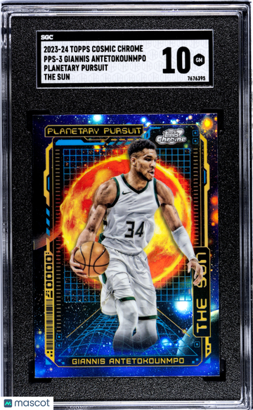 2023 Topps Cosmic Chrome Giannis Antetokounmpo #PPS-3 Planetary Pursuit The Sun SGC 10