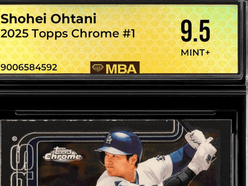 2025 Topps Chrome Shohei Ohtani #1 MBA 9.5