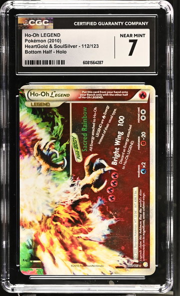 2010 HeartGold & SoulSilver #112/123 Ho-Oh LEGEND Bottom Half - Holo CGC 7
