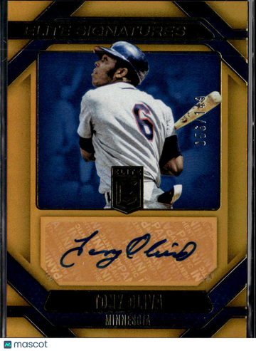Tony Oliva 2026 Panini Donruss Elite Baseball Elite Signatures Auto Minnesota Twins