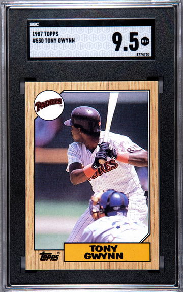 1987 TOPPS TONY GWYNN SGC 9.5 