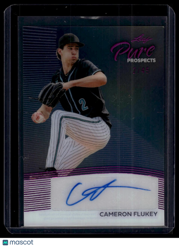 2026 Leaf Metal Draft Cameron Flukey #PP-CF1 Pure Prospects Pink SN AU