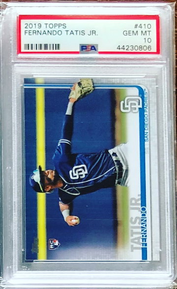 2019 Topps Series 2 Fernando Tatis Jr Rookie RC PSA 10 Qty