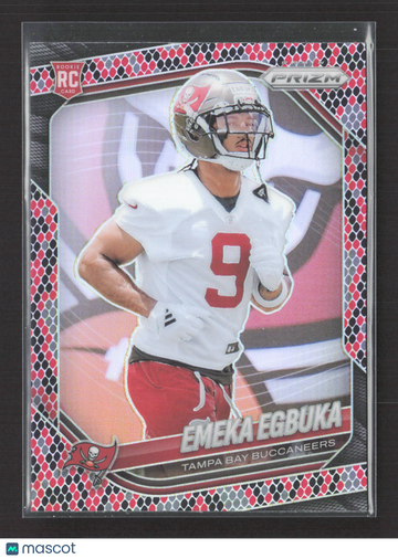 2025 Panini Prizm Emeka Egbuka #351 Snakeskin RC