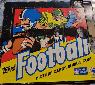 1987 Topps Football Cello Box